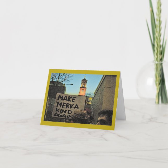 Make America Kind Again Nashville March Card (Front)