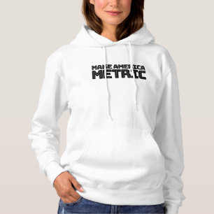 Make America Metric – Us Flag Metric System Scienc Hoodie