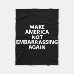 Make America Not Emrring Again Anti-trump Fleece Blanket
