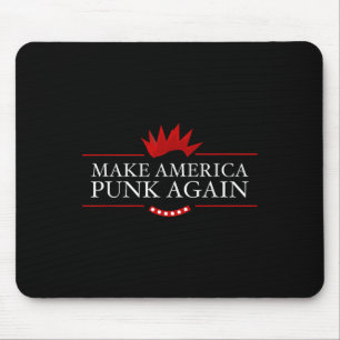 Make America Punk Again Anti Trump Rock Gift Idea Mouse Mat