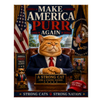 Make America Purr Again - Funny Political Cat