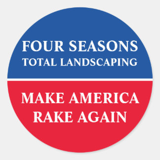 Make America Rake Again Classic Round Sticker
