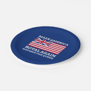 Make America Royal Again Paper Plate