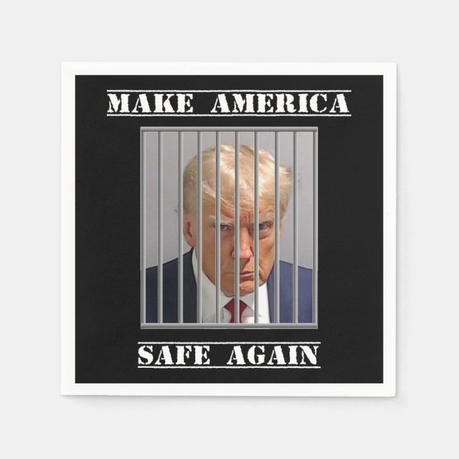 Make America Safe Again Napkin (Front)