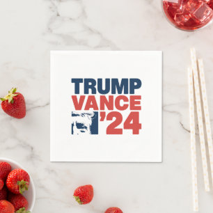 Make America Safe Again Trump Vance 2024 MAGA Napkin