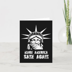 Make America Sane Again Anti Trump Resist Protest Card