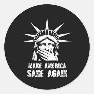 Make America Sane Again Anti Trump Resist Protest  Classic Round Sticker