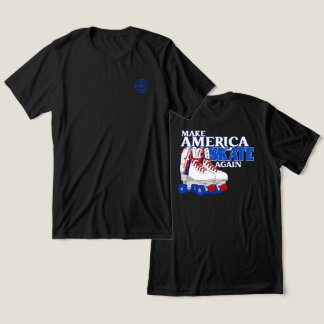 Make America Skate Again - back graphics Tri-Blend Shirt