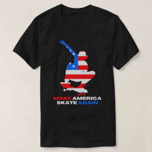 MAKE AMERICA SKATE AGAIN ollie grab edition T-Shirt