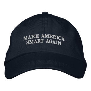 Make America Smart Again Embroidered Hat