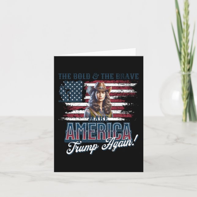 Make America Trump Again  Card (Front)