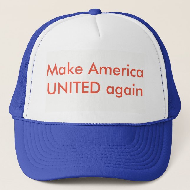 Make America UNITED again Trucker Hat (Front)