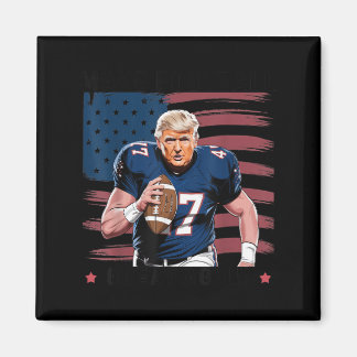 Make American Football Great Again Trump Usa Flag Magnet