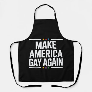 Make American Gay Again Funny Gay Pride Month Apron