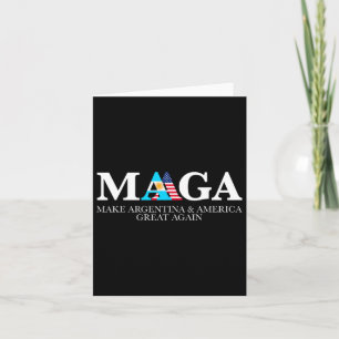 Make Argentina And America Great Again Trump - Mil Card