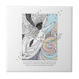 Make Art Angel Tile