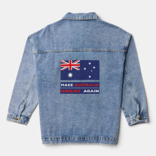Make Australia Great Again Denim Jacket