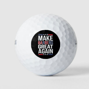 Make Barbers Great Again Barbers For Trump 2024  Golf Balls
