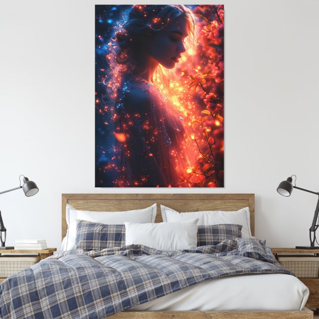 Make believe World Canvas Print (Insitu(Bedroom))