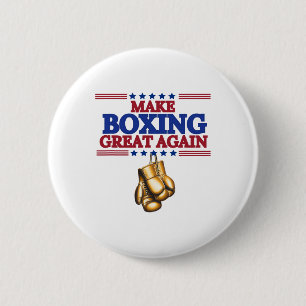 Make Boxing Great Again  6 Cm Round Badge