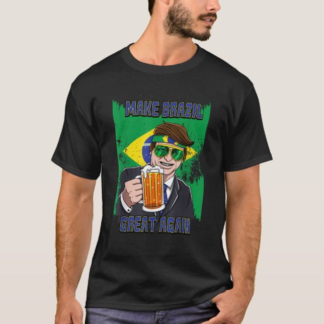 Make Brazil Great Again Shirt President Bolsonaro (Front)