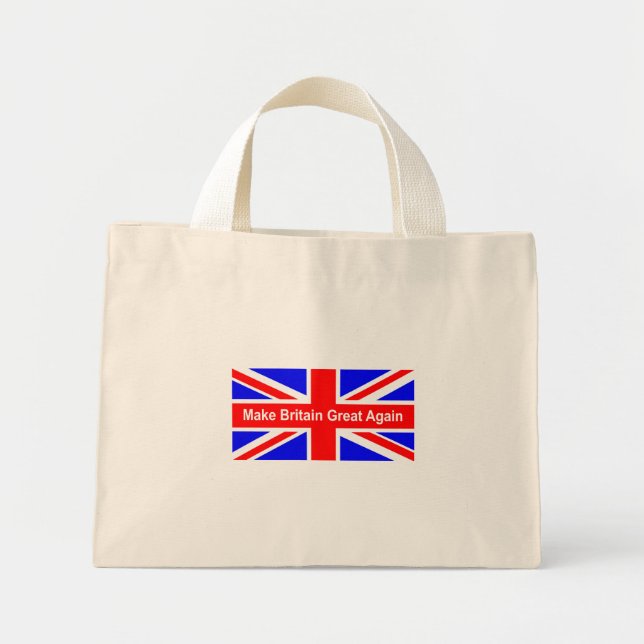 Make Britain great again buy British Mini Tote Bag (Front)