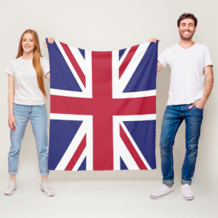 Make Britain Great Again UK First Flag Brexit Fleece Blanket