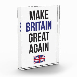 Make Britain Great Again UK First Flag #Brexit Photo Block