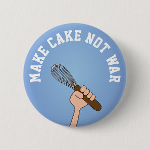 Make Cake 6 Cm Round Badge