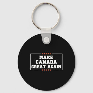 Make Canada Great Again Funny 51st State Trump Quo Key Ring