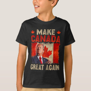Make Canada Great Again Funny President Trump Oh C T-Shirt