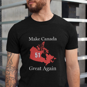 Make Canada Great Again Tee 51st State MAGA
