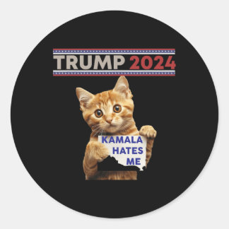 Make Cats Safe Again Trump Cats For Trump Classic Round Sticker