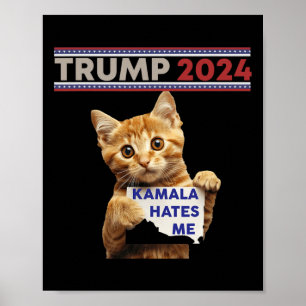 Make Cats Safe Again Trump Cats For Trump Poster