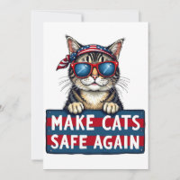 Make Cats Safe Again Trump Election Vote