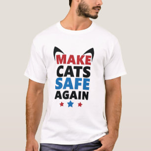 Make Cats Safe Again Trump Election Vote T-Shirt