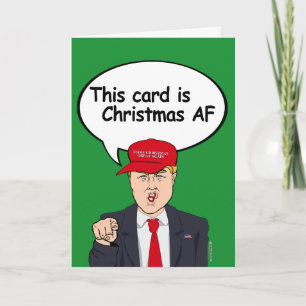 Make Christmas Great Again Card - This card is Chr