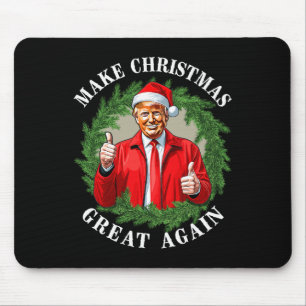 Make Christmas Great Again Donald Trump Mega  Mouse Mat