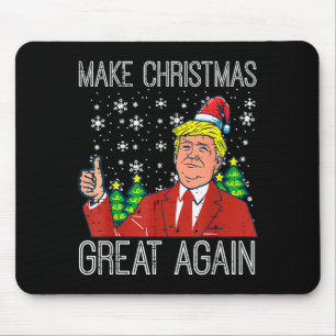 Make Christmas Great Again Funny Cool Trump Men Wo Mouse Mat