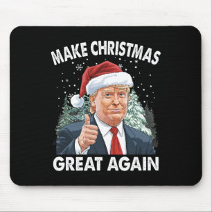 Make Christmas Great Again Funny Donald Trump Xmas Mouse Mat