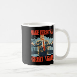 Make Christmas Great Again Funny Santa Trump Xmas  Coffee Mug