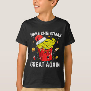 Make Christmas Great Again Funny Santa Trump Xmas T-Shirt