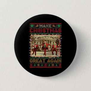 Make Christmas Great Again Santa Funny Trump Xmas 6 Cm Round Badge
