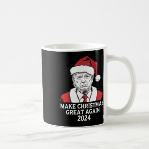 Make Christmas Great Again Santa Funny Trump Xmas  Coffee Mug