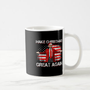 Make Christmas Great Again Santa Funny Trump Xmas Coffee Mug