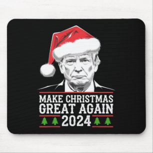 Make Christmas Great Again Santa Funny Trump Xmas Mouse Mat