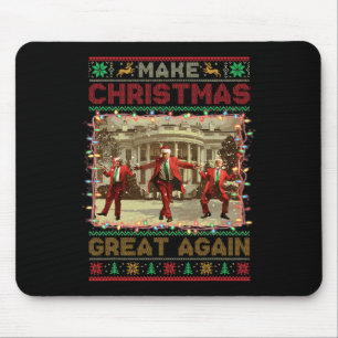 Make Christmas Great Again Santa Funny Trump Xmas Mouse Mat