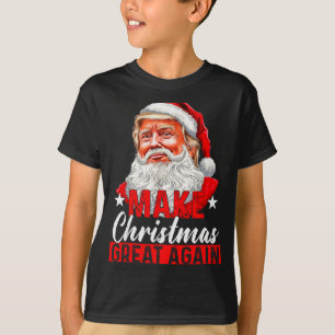 Make Christmas Great Again Santa Funny Trump Xmas  T-Shirt