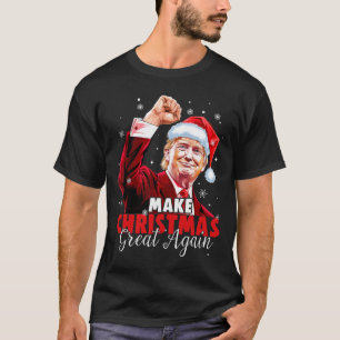 Make Christmas Great Again Santa Funny Trump Xmas  T-Shirt