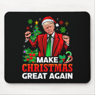 Make Christmas Great Again Santa President Trump _ Mouse Mat